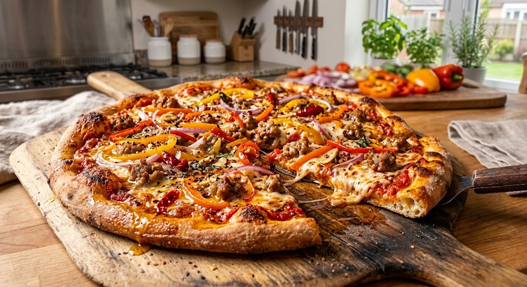 Spicy Italian Sausage Pizza